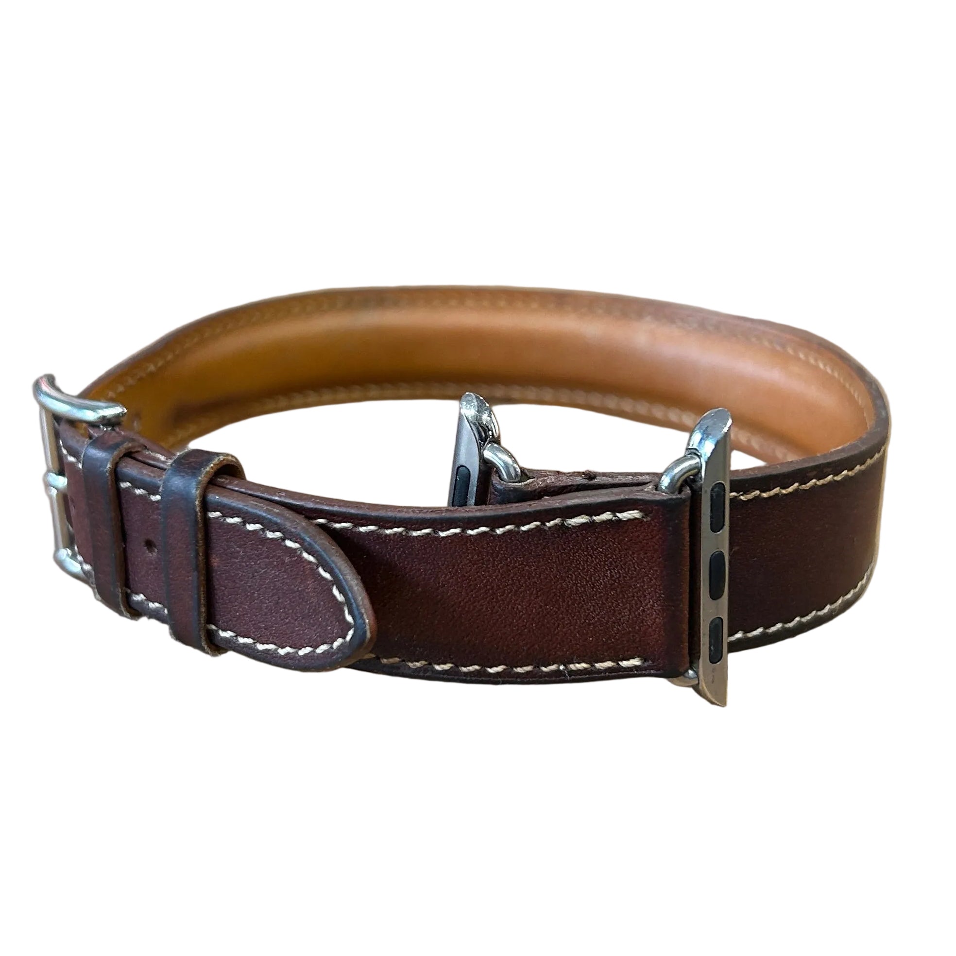 Hermès x Apple Double Tour Brown Calf Watch Strap 42mm