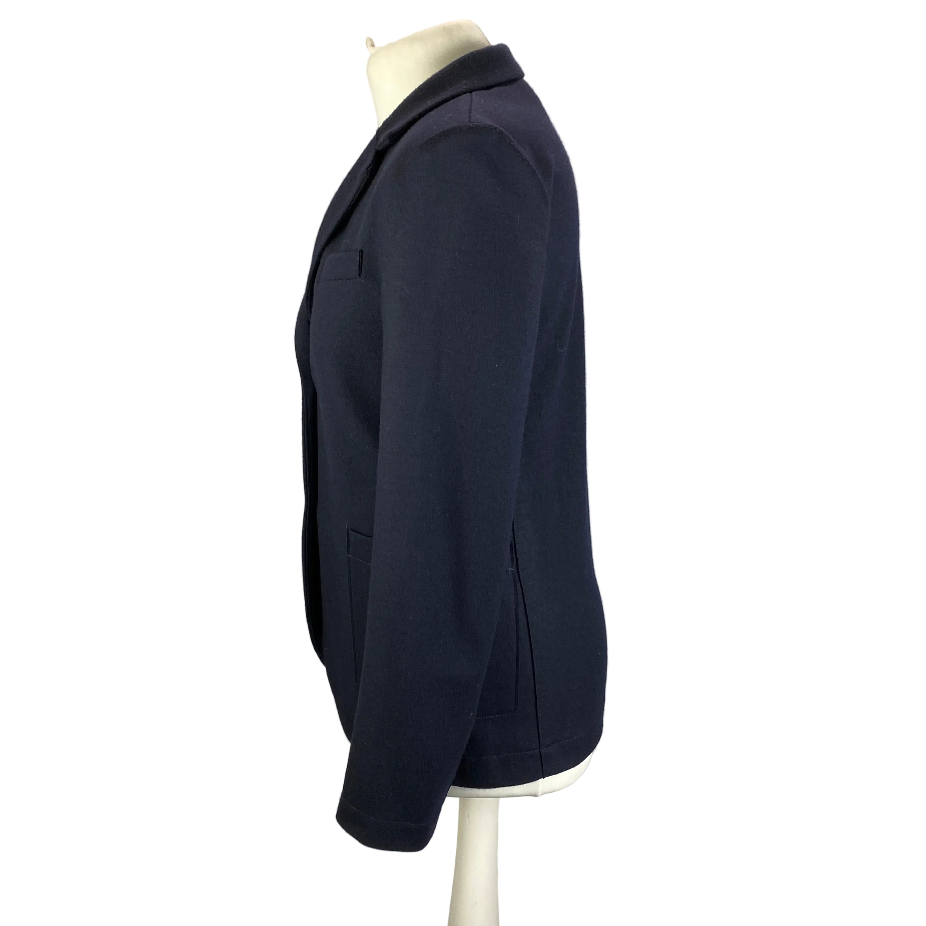 Harris Wharf Navy Pure Wool Lightweight Blazer XS