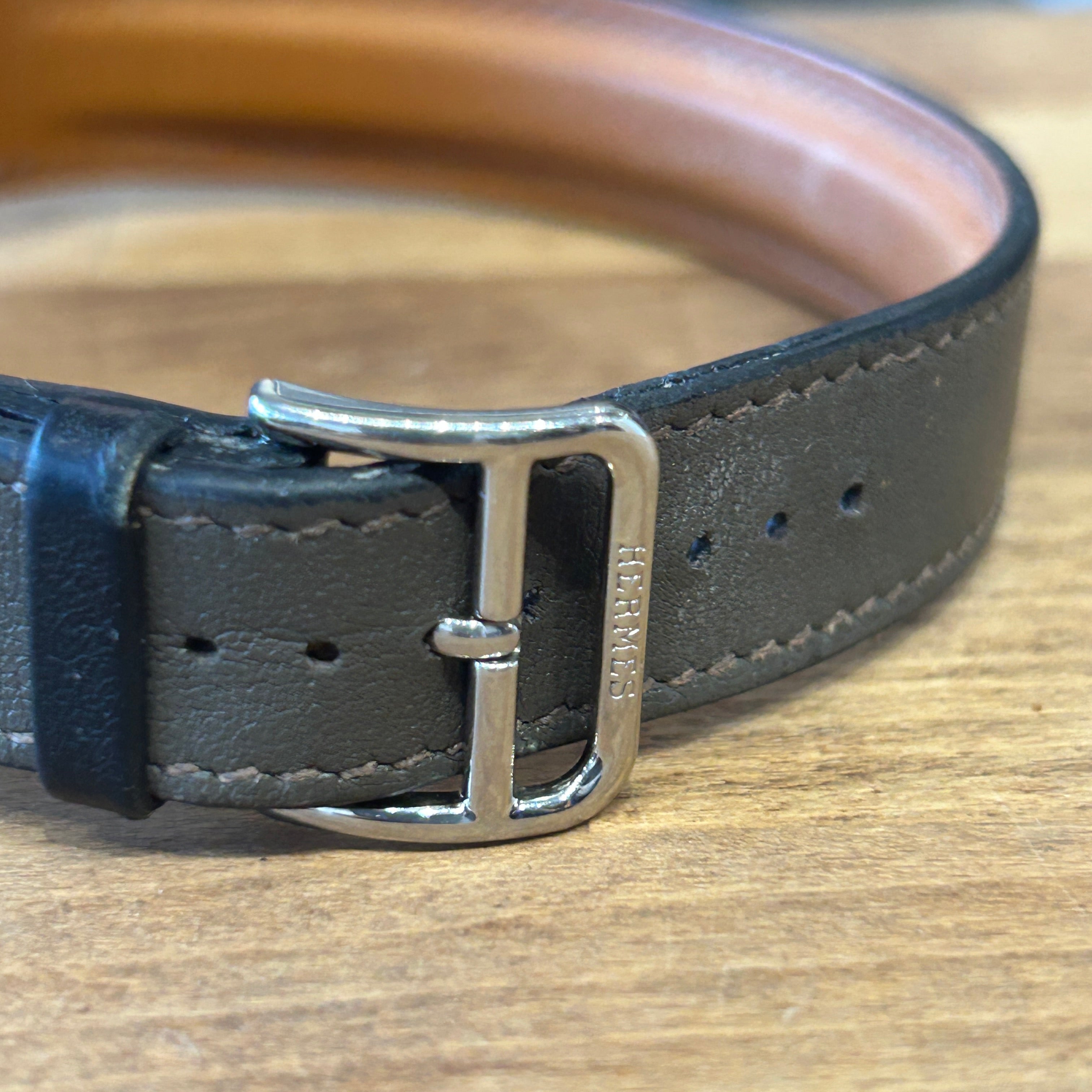 Hermès x Apple Double Tour Tri Colour Leather Watch Strap 42mm