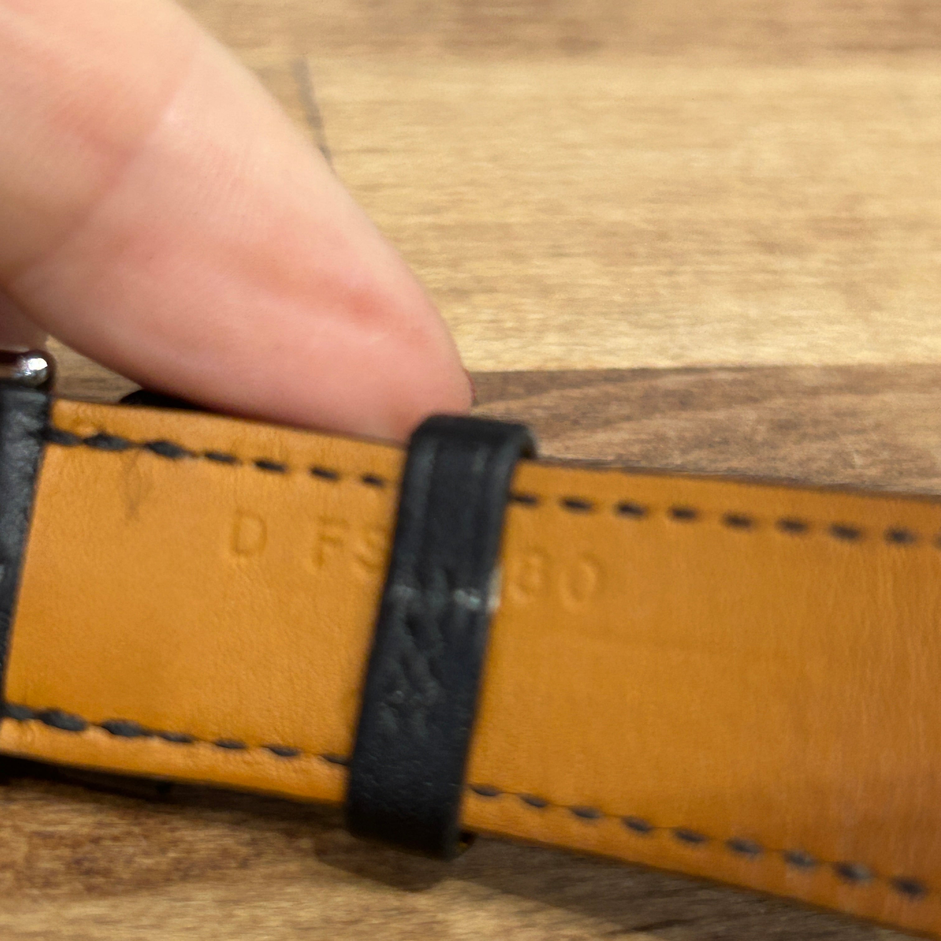 Hermès x Apple Double Tour Tri Colour Leather Watch Strap 42mm
