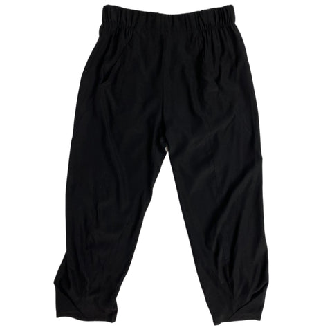 Maria Cornejo £467 Black Stretch Silk Pull-On Gabi Pants XS