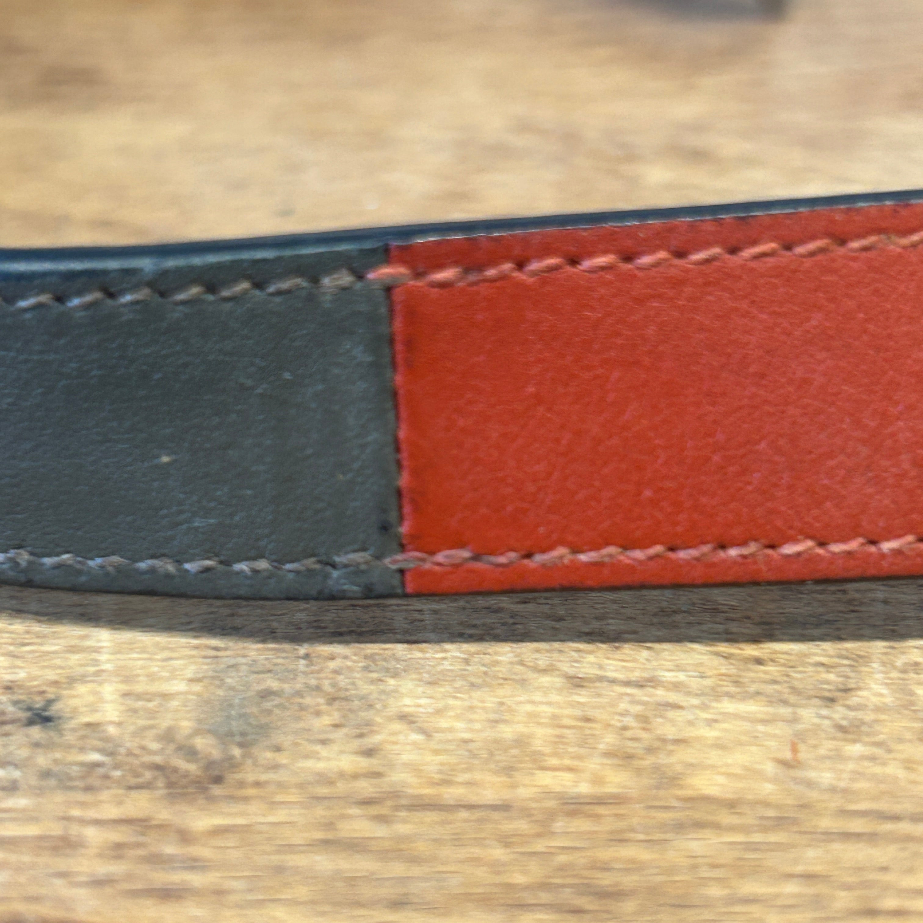 Hermès x Apple Double Tour Tri Colour Leather Watch Strap 42mm