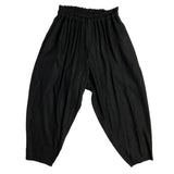 Pas De Calais £310 Black Balloon Cut Linen Pants XS