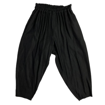 Pas De Calais £310 Black Balloon Cut Linen Pants XS