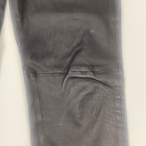 Joseph Black Stretch Leather Den Jeans M