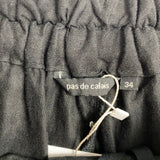 Pas De Calais £310 Black Balloon Cut Linen Pants XS