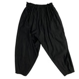 Pas De Calais £310 Black Balloon Cut Linen Pants XS