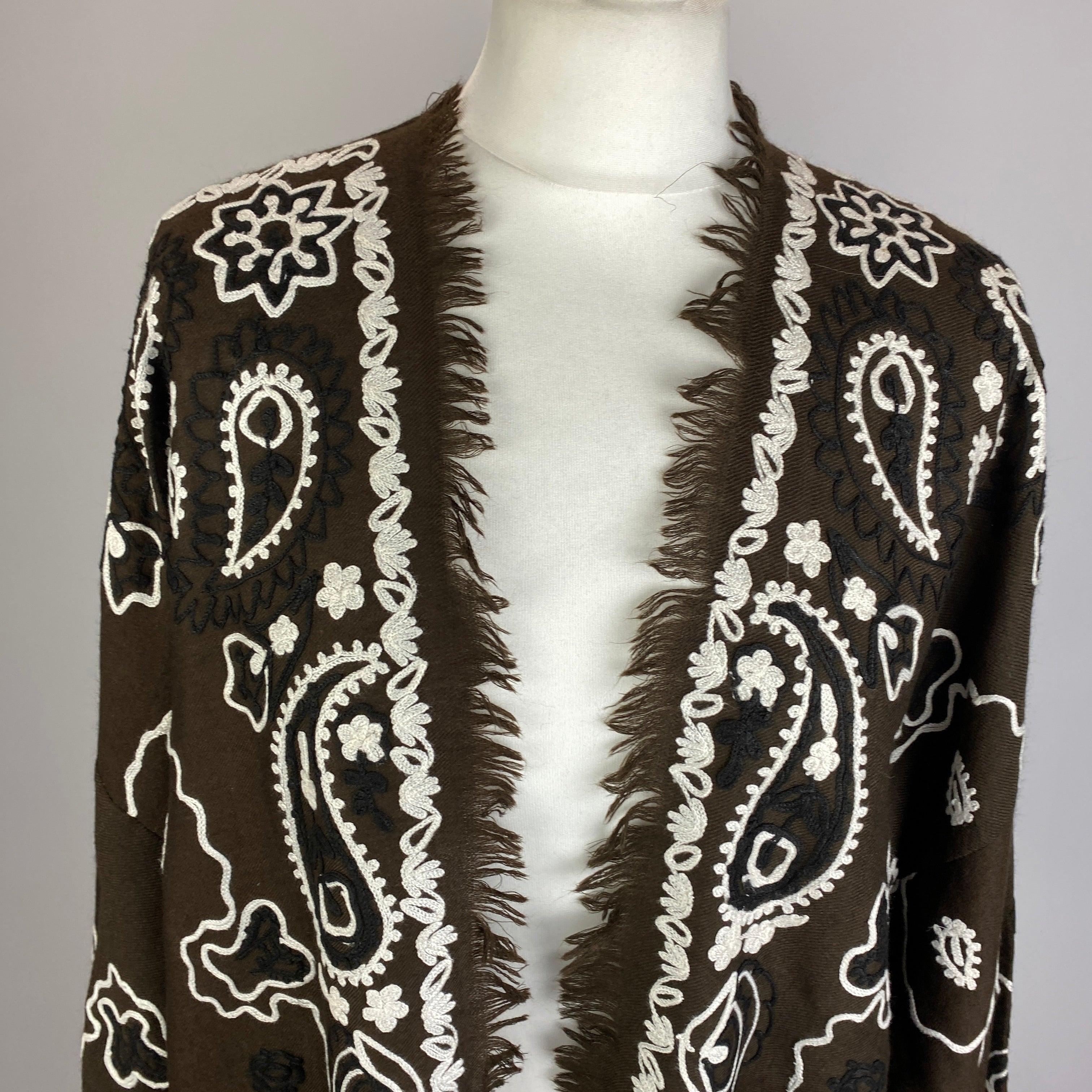 P.A.R.O.S.H. New £500 Embroidered Cashmere Jacket S/M