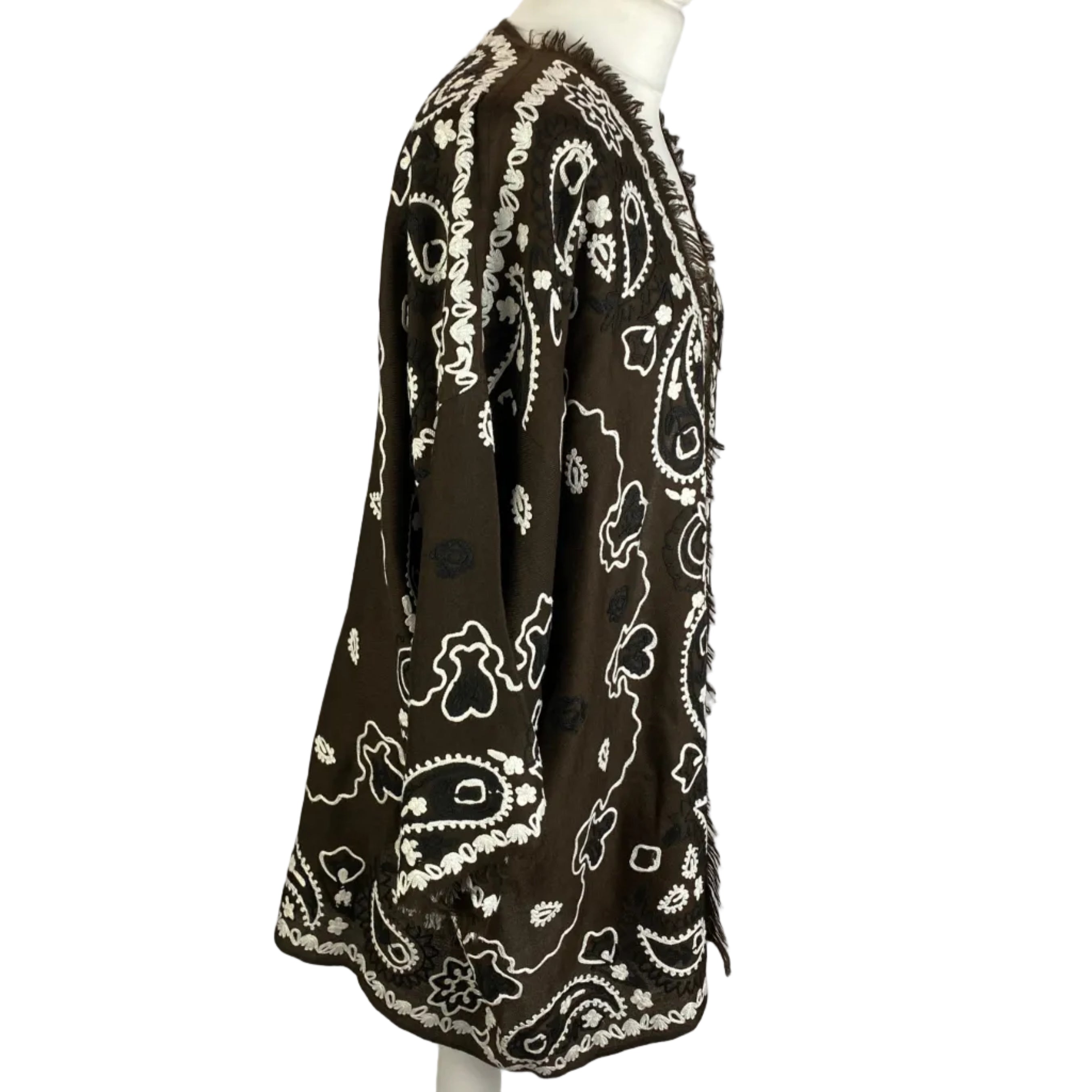 P.A.R.O.S.H. New £500 Embroidered Cashmere Jacket S/M
