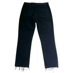 Frame Brand New Black Le Bardot Straight Jeans 28