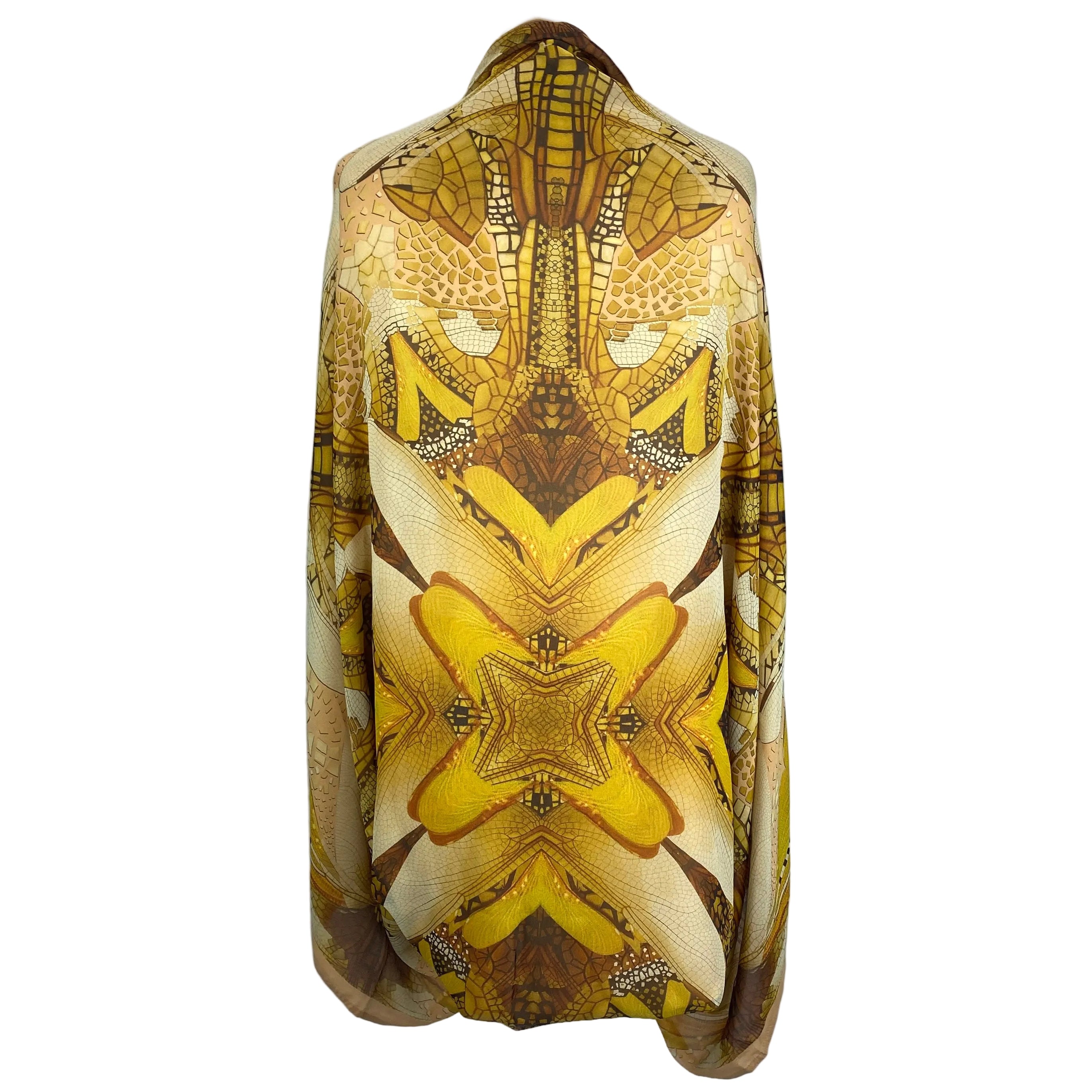 Alexander McQueen 2010 Platos Atlantis Silk Shrug Jacket