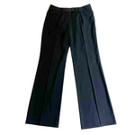 Christian Dior Black Wool Mix Wide Leg Pants M