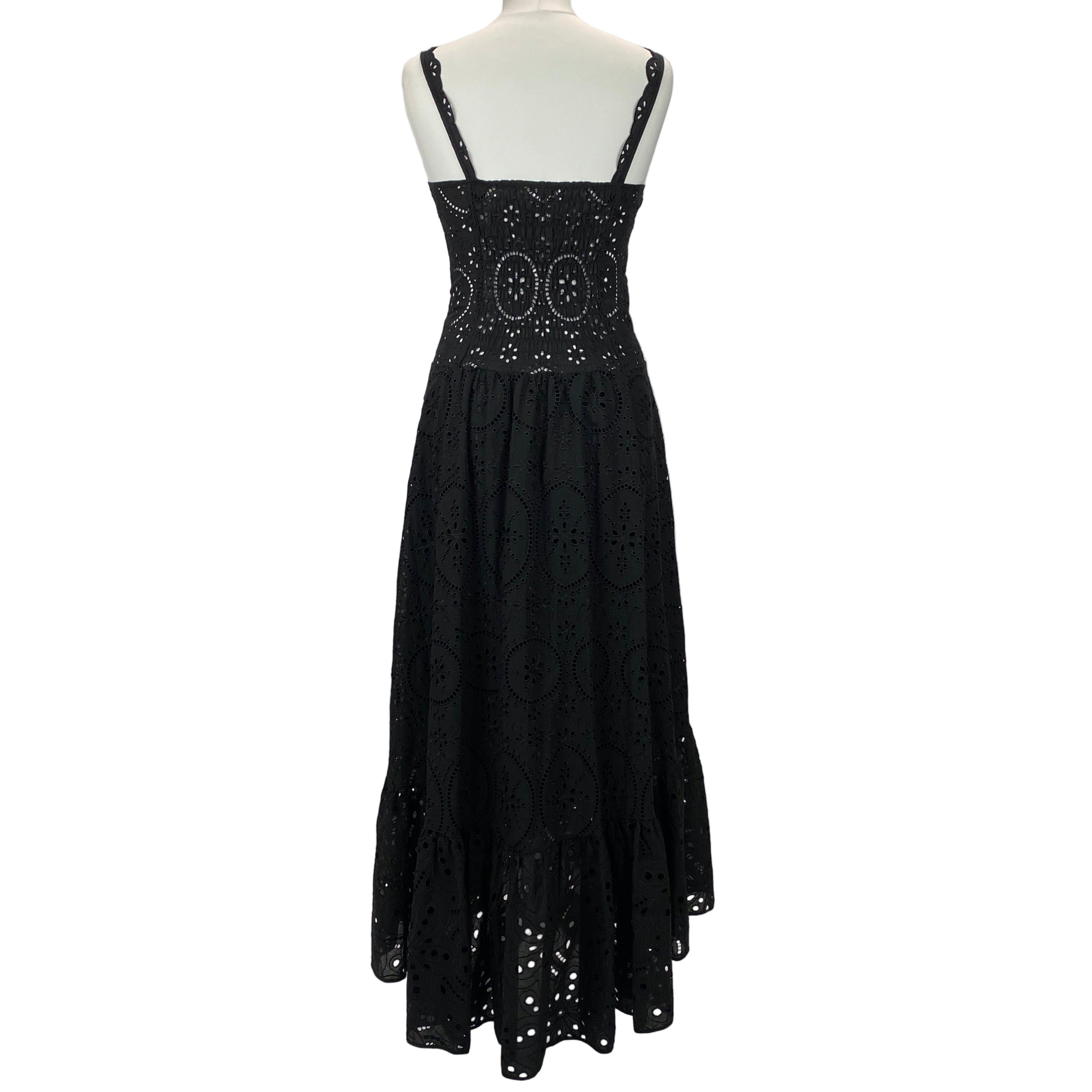 Charo Ruiz New £728 Black Irene Maxi Dress S