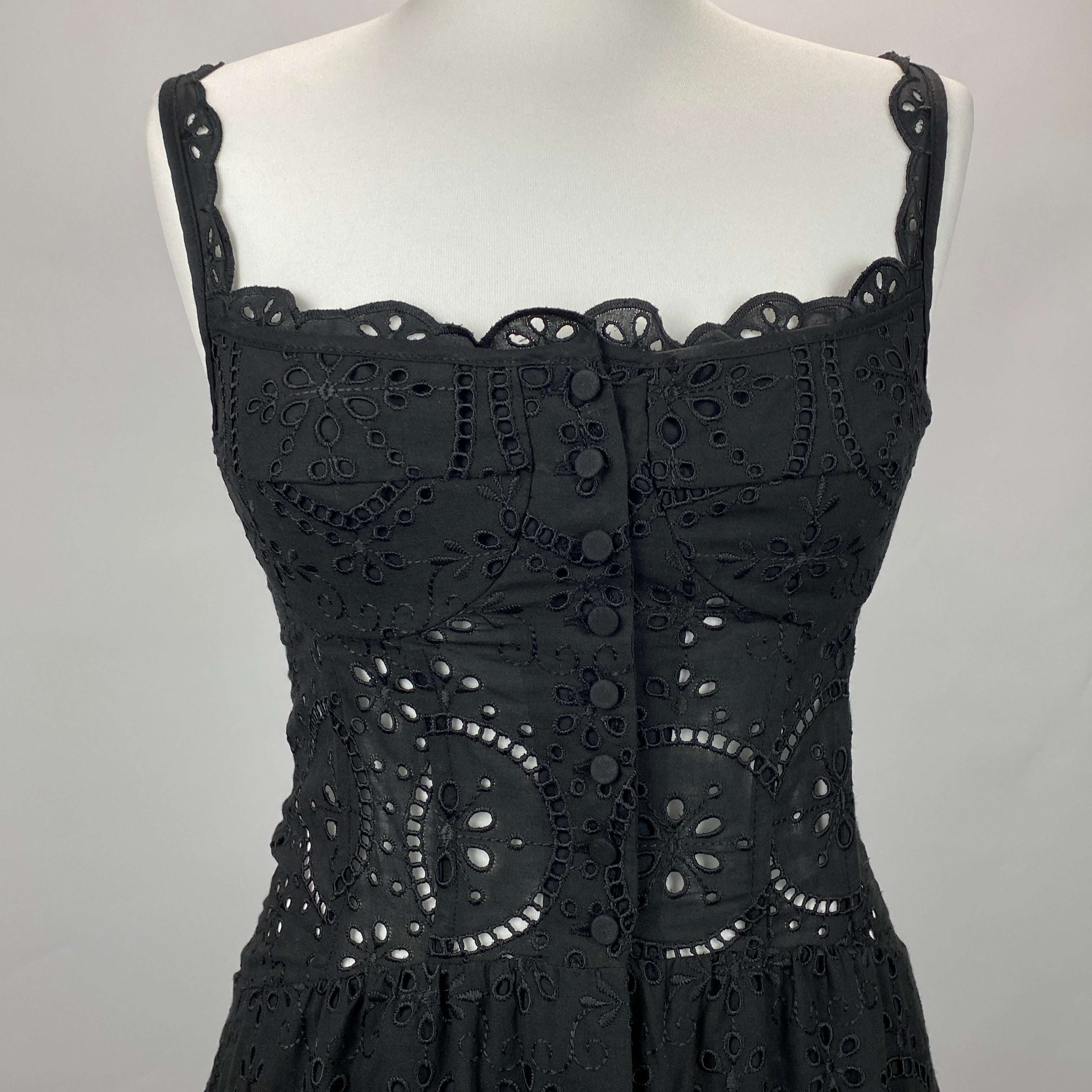 Charo Ruiz New £728 Black Irene Maxi Dress S