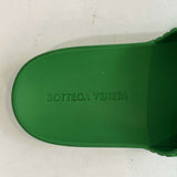 Bottega Venetta £300 Green Rubber Slides 38