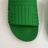 Bottega Venetta £300 Green Rubber Slides 38