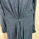 Isabel Marant Etoile Blue Printed Maxi Dress S