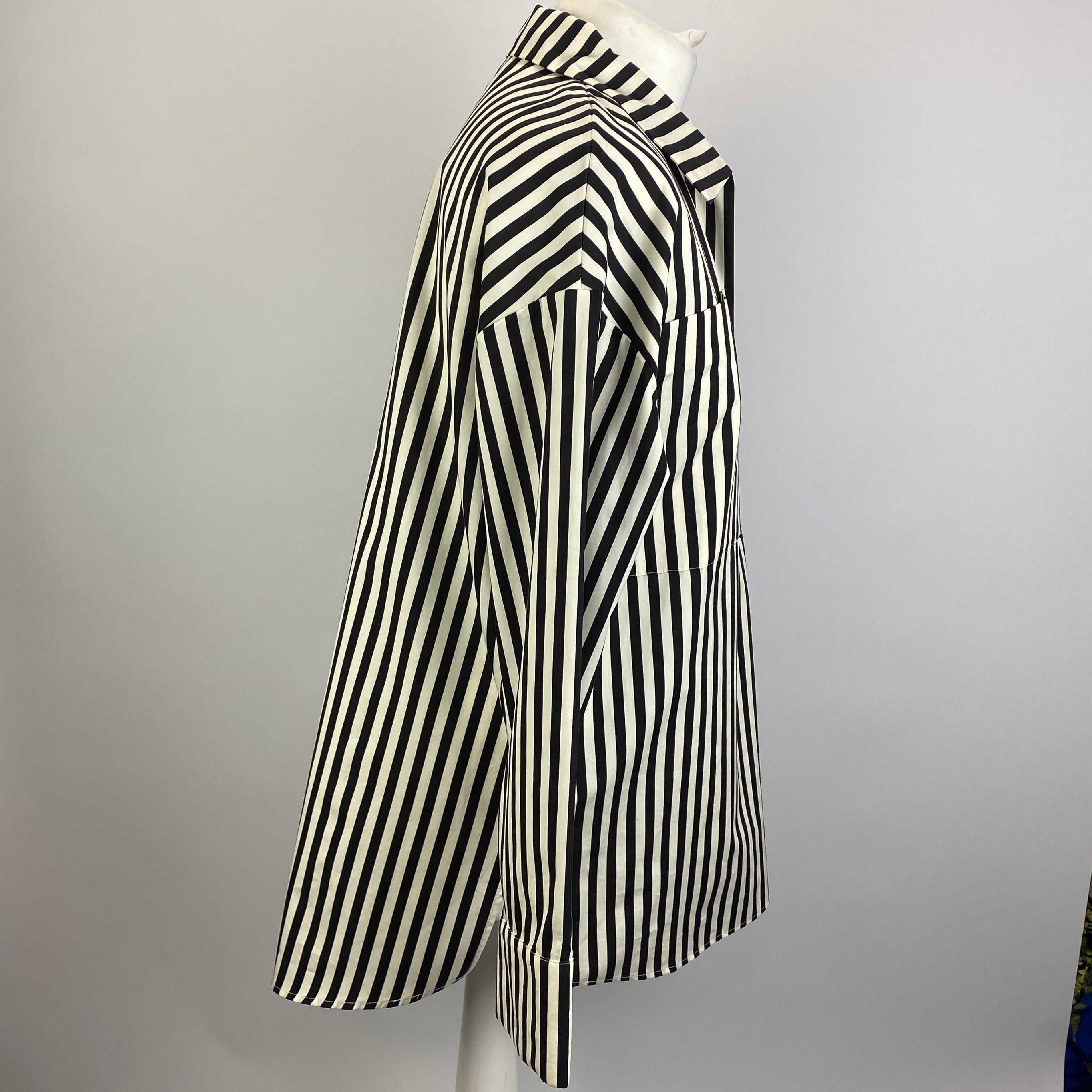Tove New £365 Black Stripe Cotton James Tunic Top XS-L
