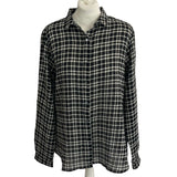 Pomandère Black & White Checked Shirt S