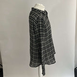 Pomandère Black & White Checked Shirt S