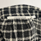 Pomandère Black & White Checked Shirt S