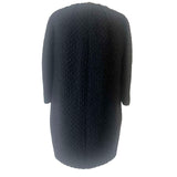 Giambattista Valli Black Boucle Alpaca & Wool Coat M