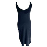 Balenciaga Knits £1500 Black Bust Detail Midi Dress XS