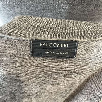 Falconeri Mid Grey Sparkle Knit Twinset S