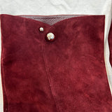 Christian Dior £1400 Burgundy Suede Over The Knee Boots 38