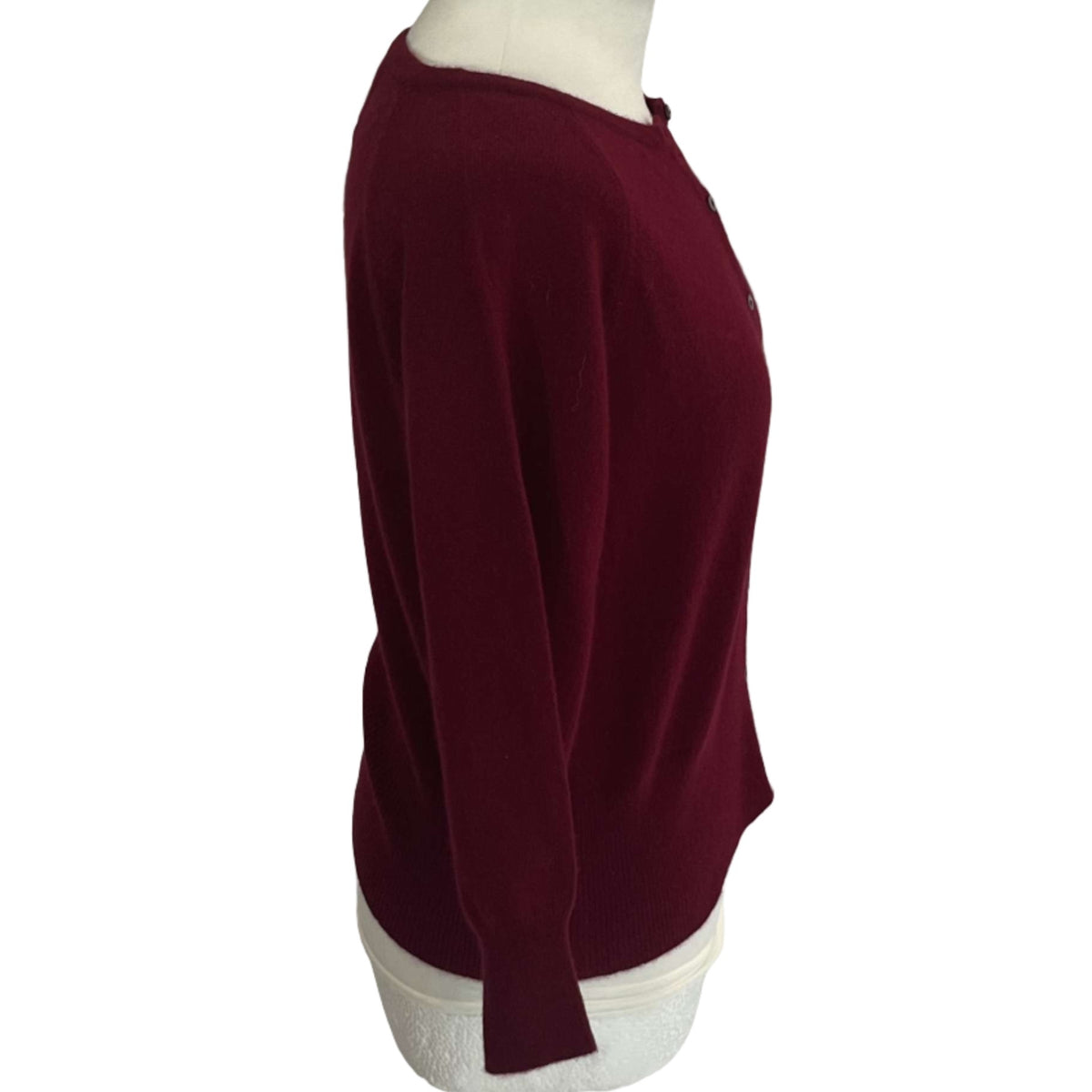 Jumper 1234 Ruby Red Cashmere Cardigan M/L