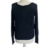 English Weather Blue Featherweight Cashmere Mix Sweater M