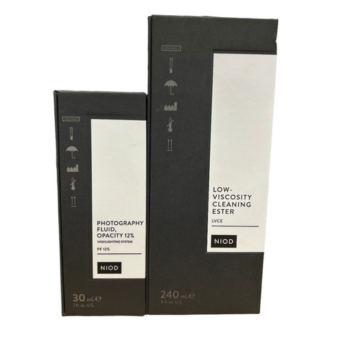 NIOD Cleaning Ester 240ml & Photography Fluid 12% 30ml RRP£60