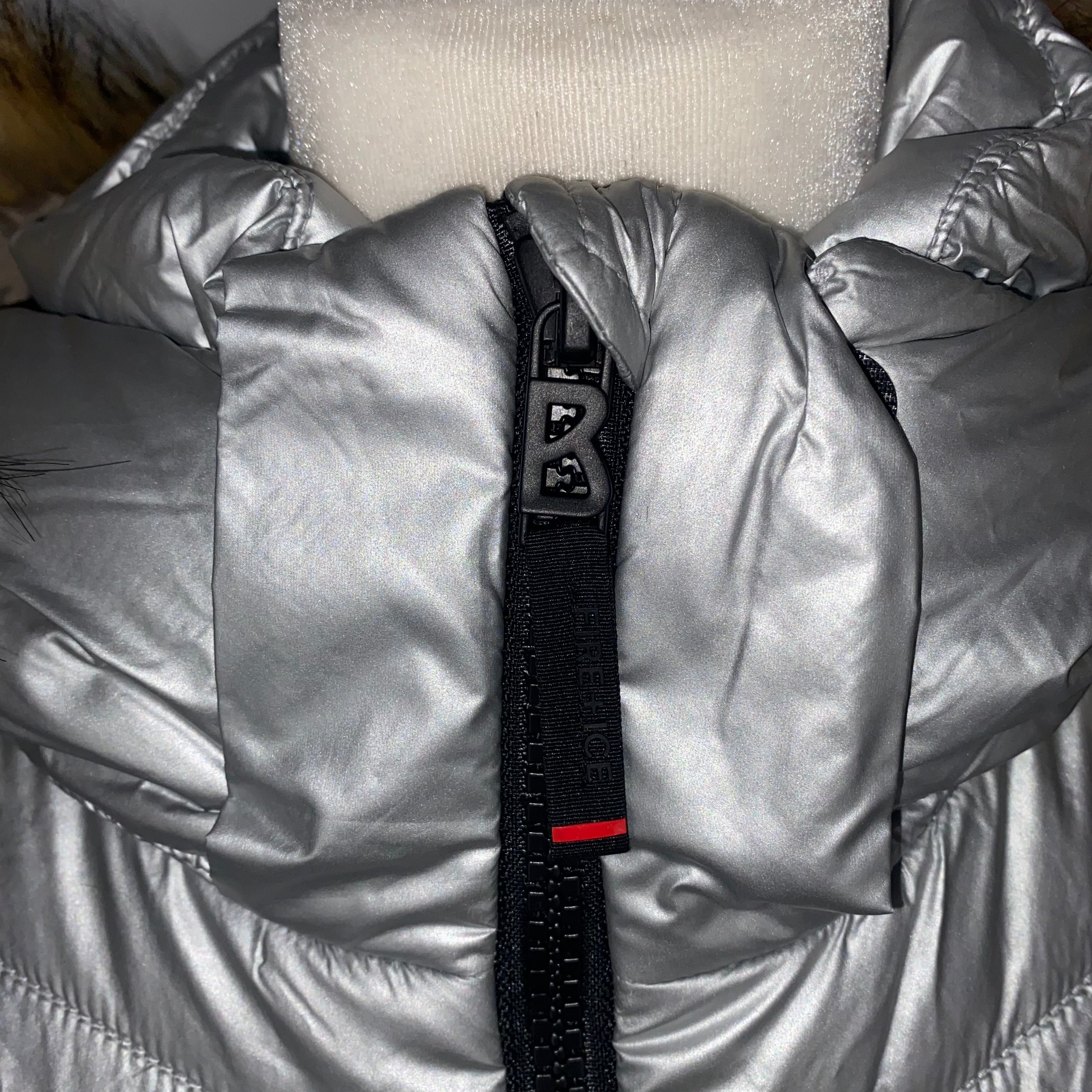 Bogner Silver Metallic Ski Jacket S