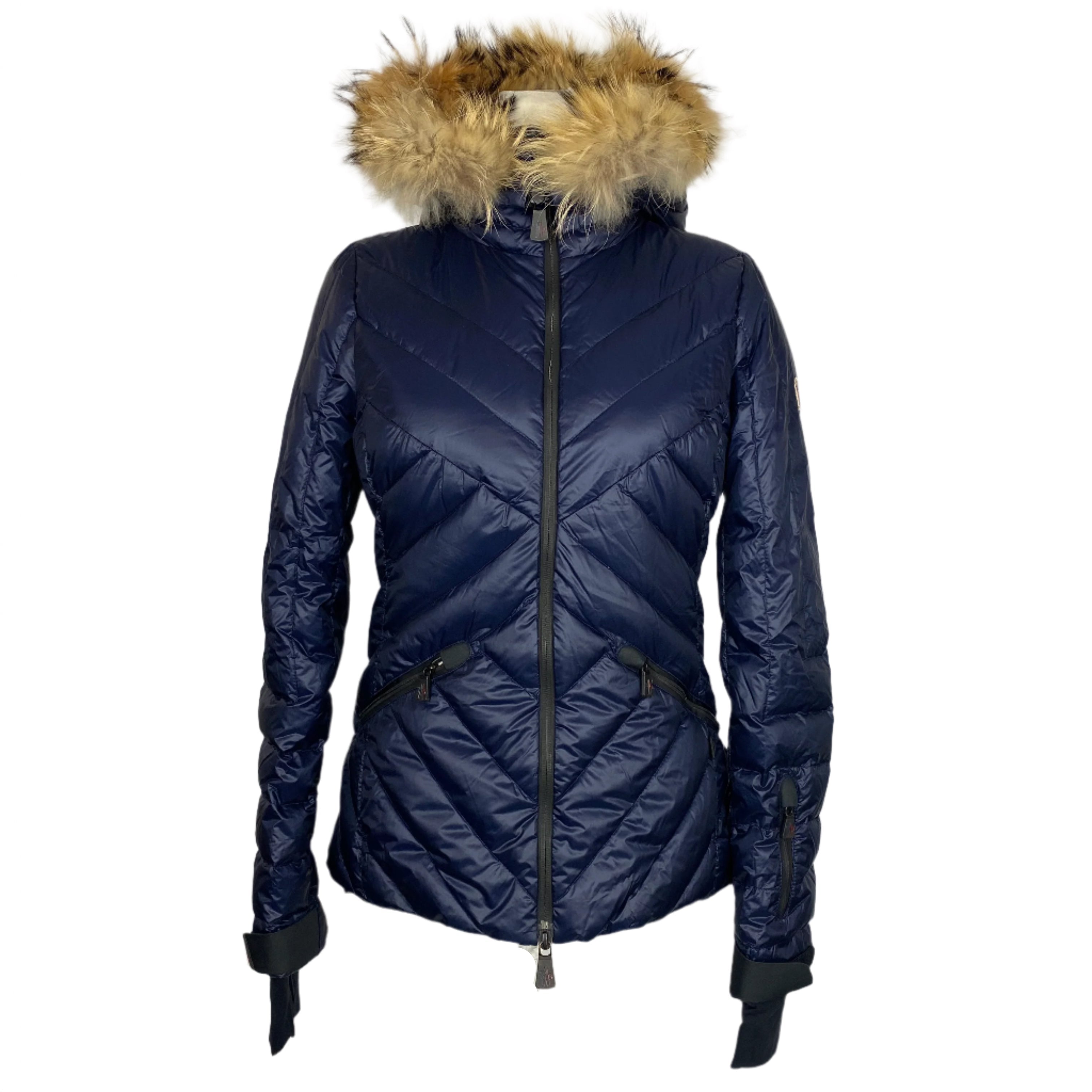 Moncler £1500 Navy Makalu Lightweight Ski Jacket XS