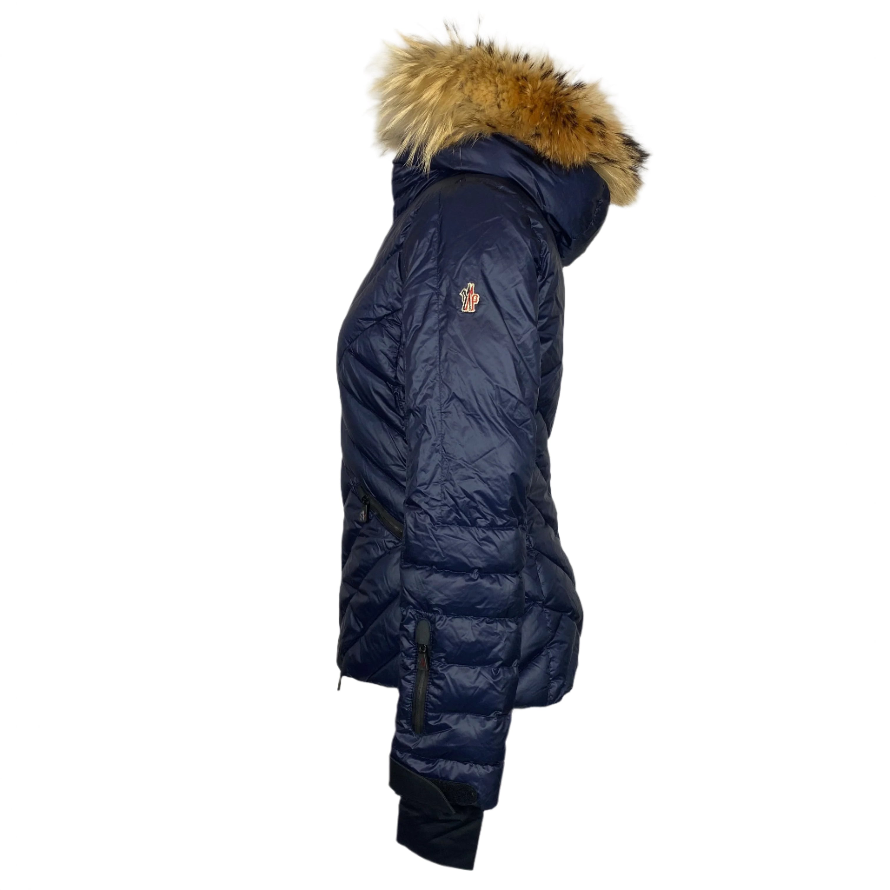 Moncler £1500 Navy Makalu Lightweight Ski Jacket XS