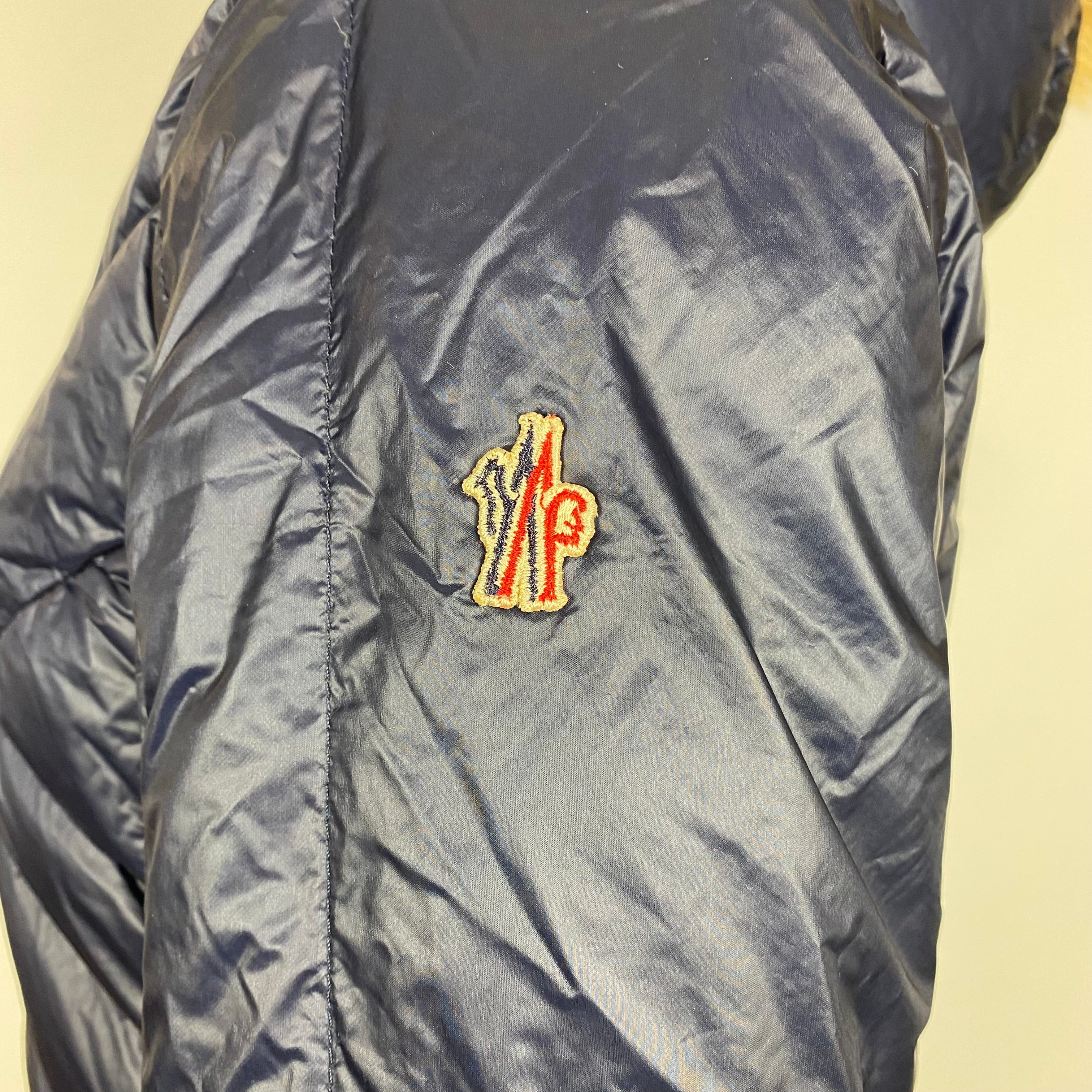 Moncler £1500 Navy Makalu Lightweight Ski Jacket XS