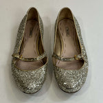 Miu Miu £400 Gold Glitter Maryjane Pumps 38