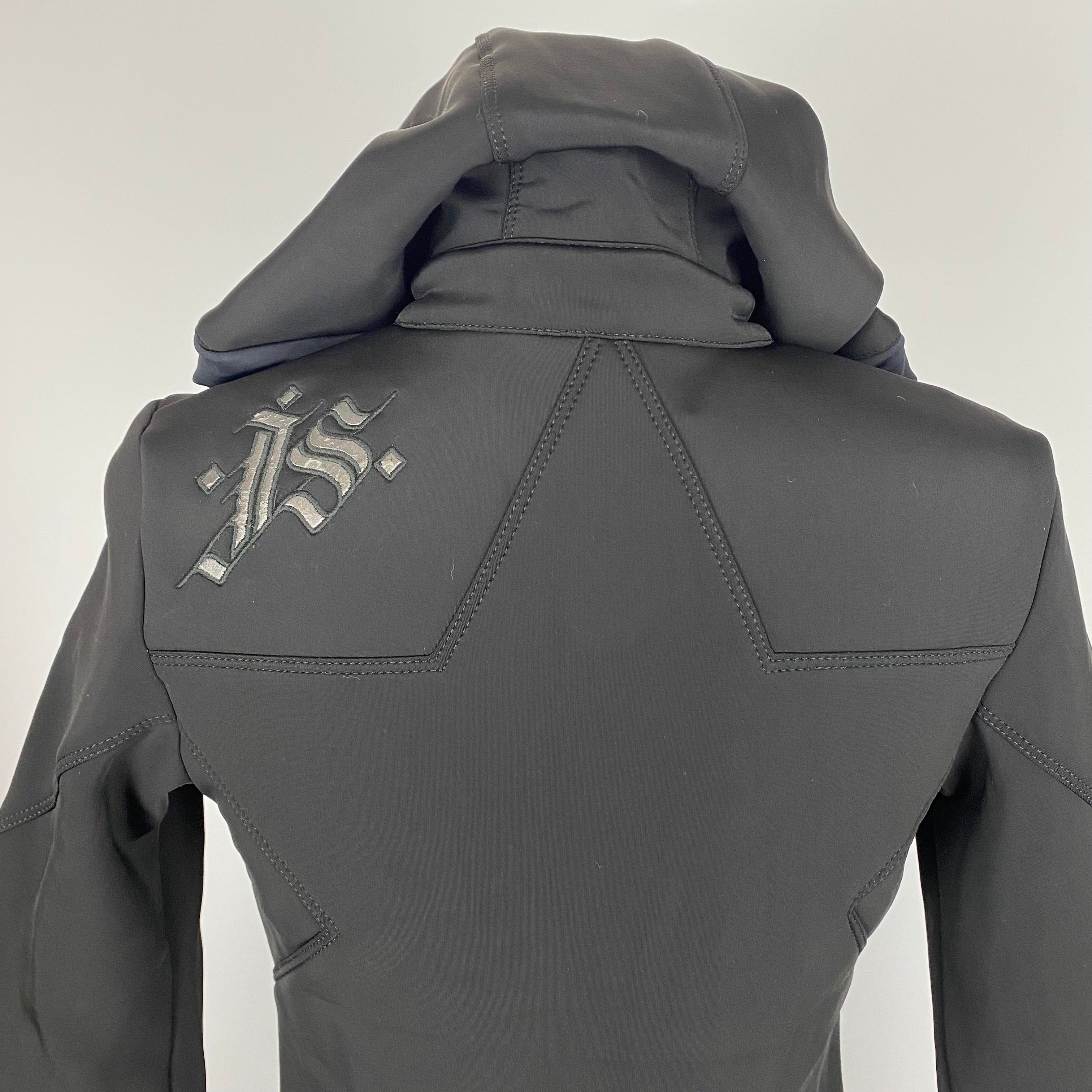 Jetset £590 Black Lightweight Soft Shell Jacket XS