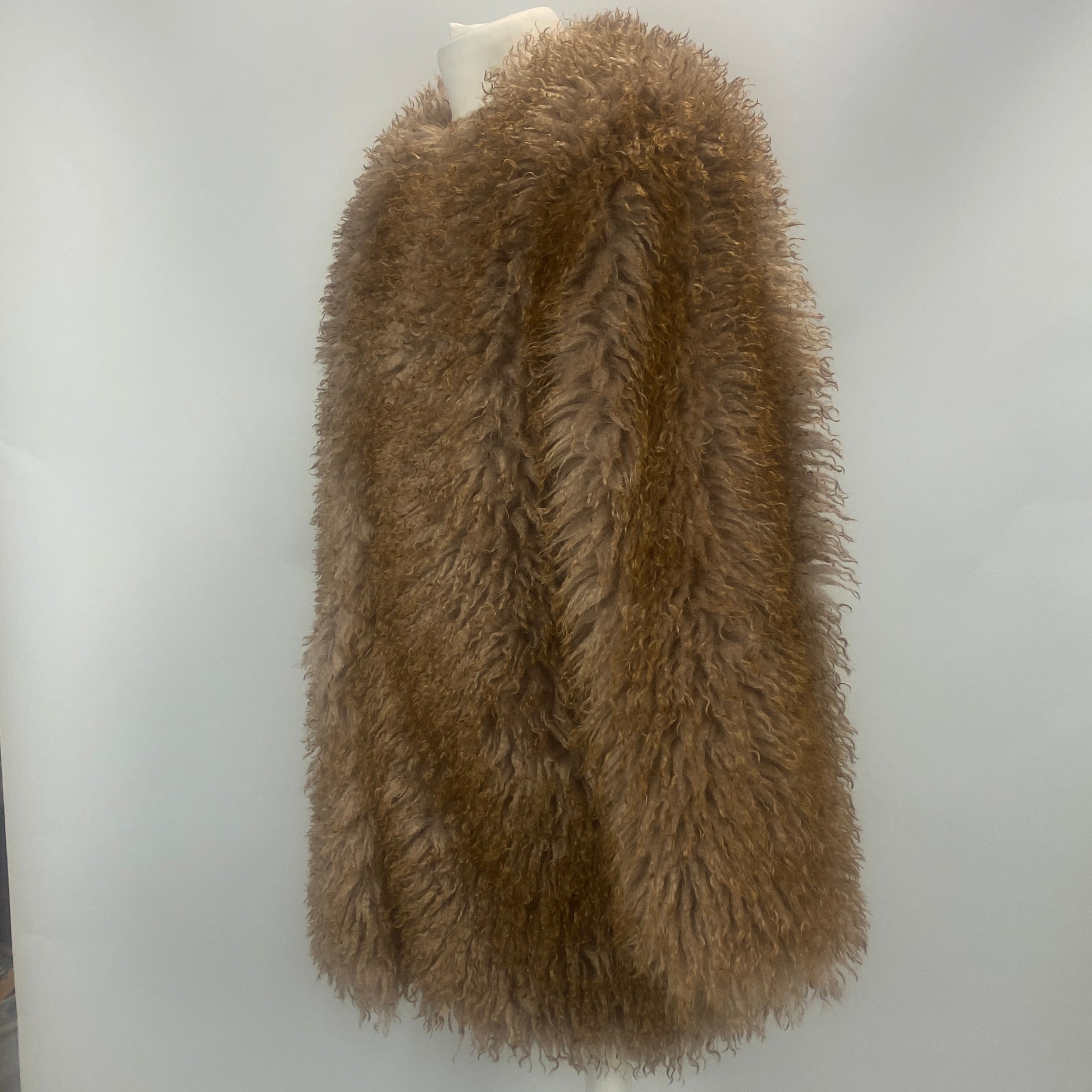 Sea New York New £650 Fawn Shaggy Fifi Faux Fur Jacket S