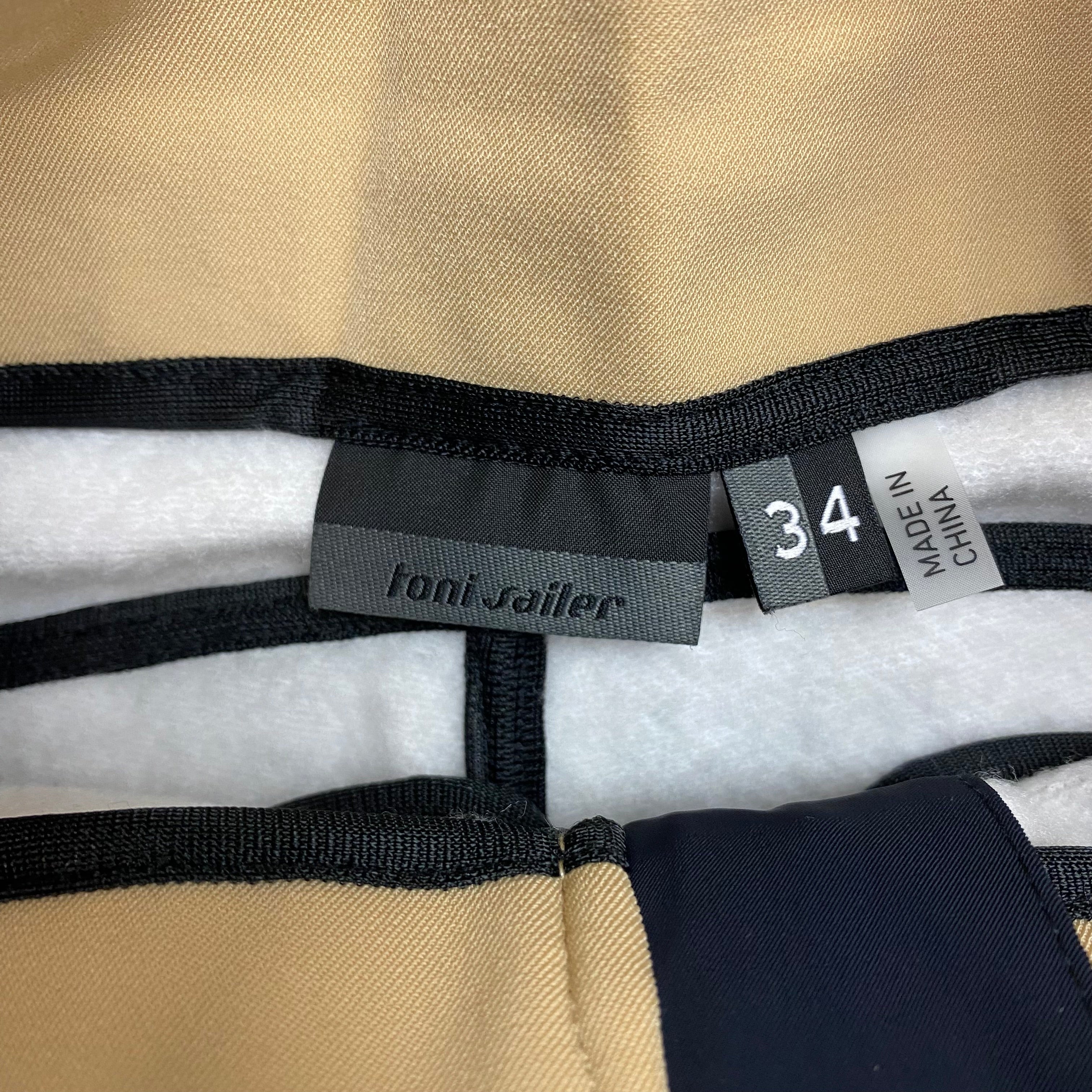 Toni Sailer New £699 Beige & Black Olivia Ski Pants XXS