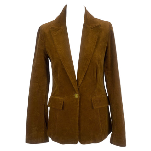 Joe's Jeans New £350 Pecan Corduroy Blazer M