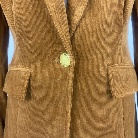 Joe's Jeans New £350 Pecan Corduroy Blazer M