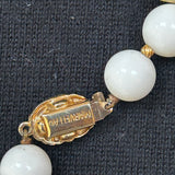 Marvella Vintage Filigree & White Ceramic Choker Necklace
