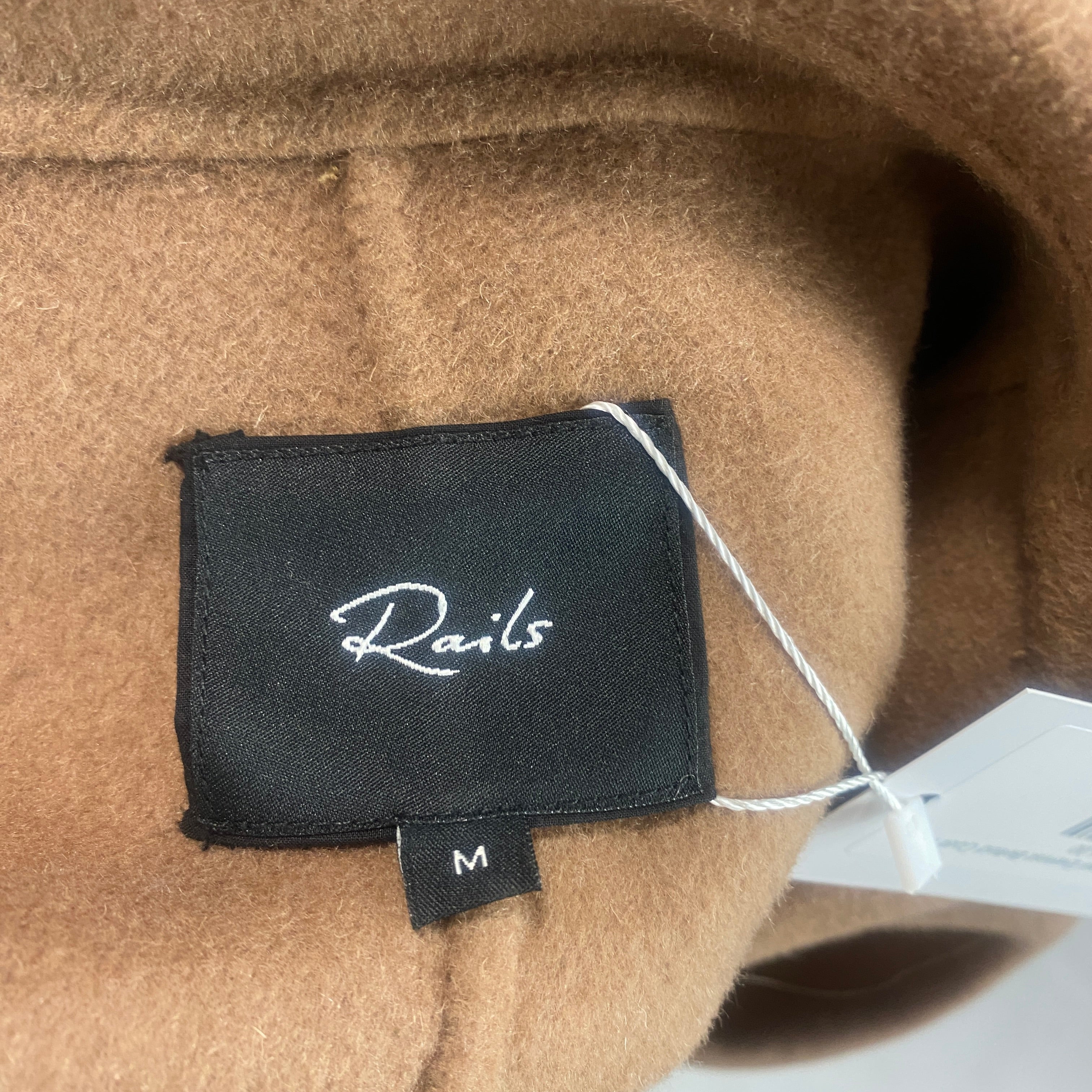 Rails New £398 Camel Everest Wool Mix Coat M/L