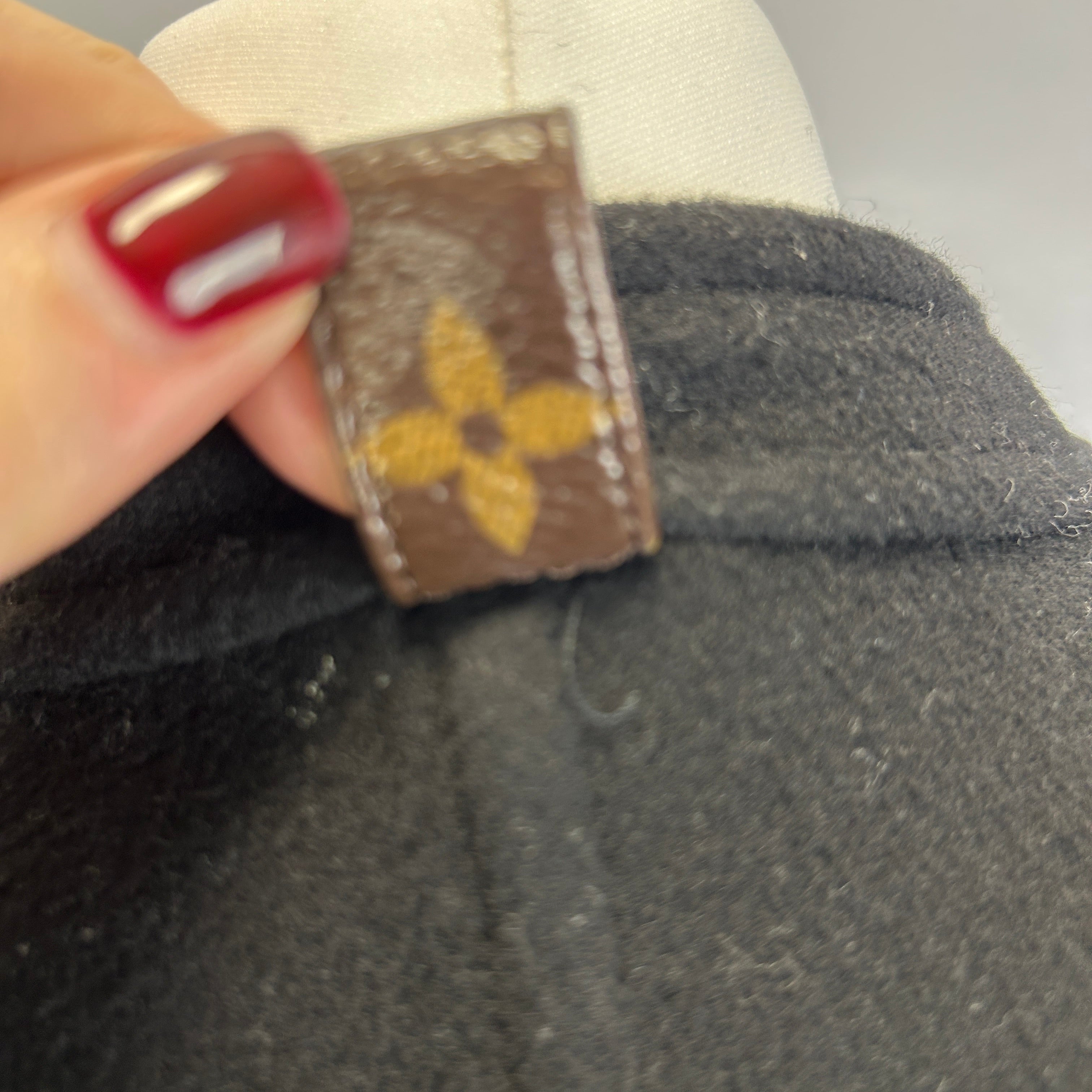 Louis Vuitton New £4250 Black & Daimer Print  Coat M/L/XL