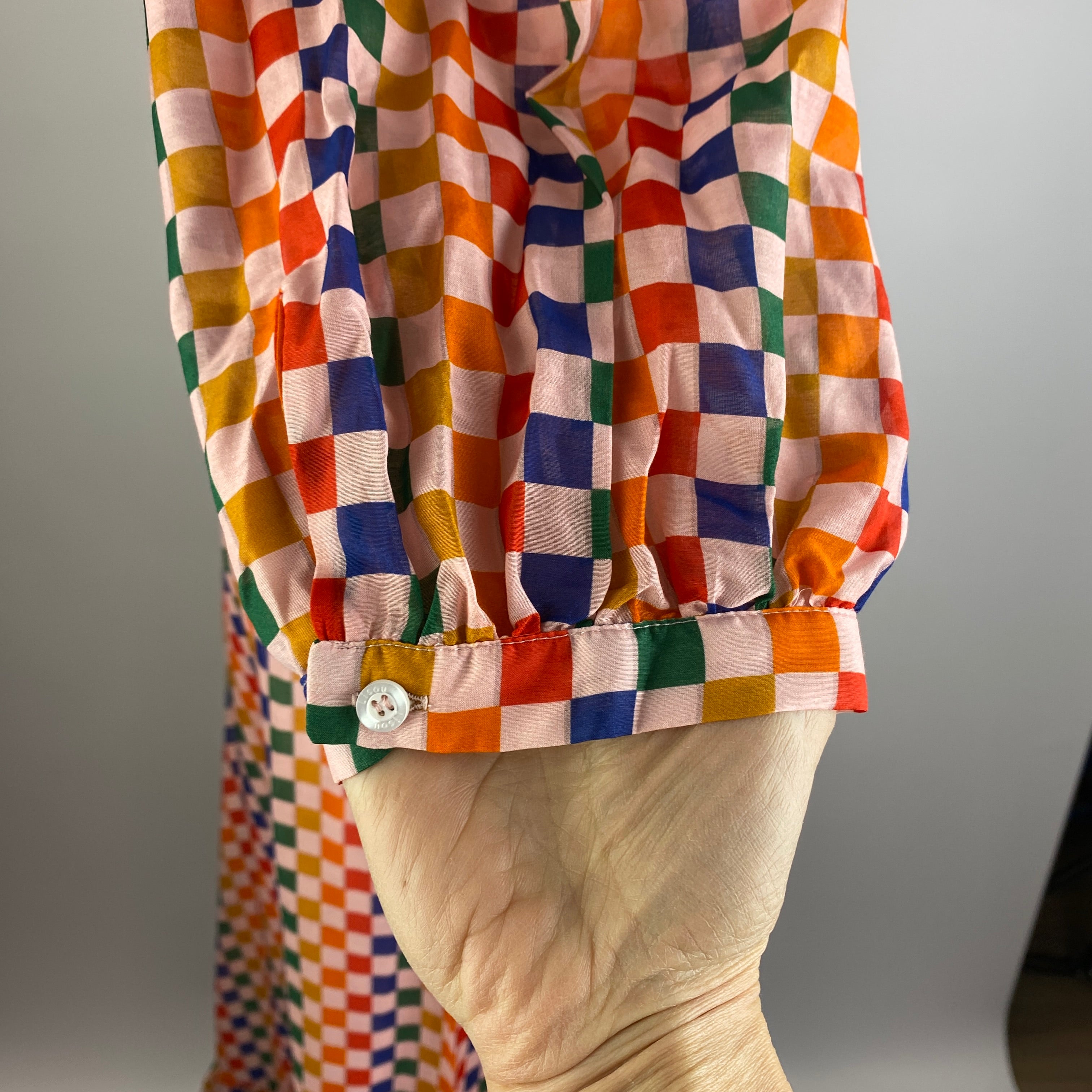 Lisou New Rainbow Puzzle Greta Maxi Dress L