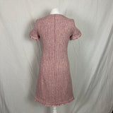 Weekend Max Mara Brand New £256 Pink Tweed Shift Dress XS