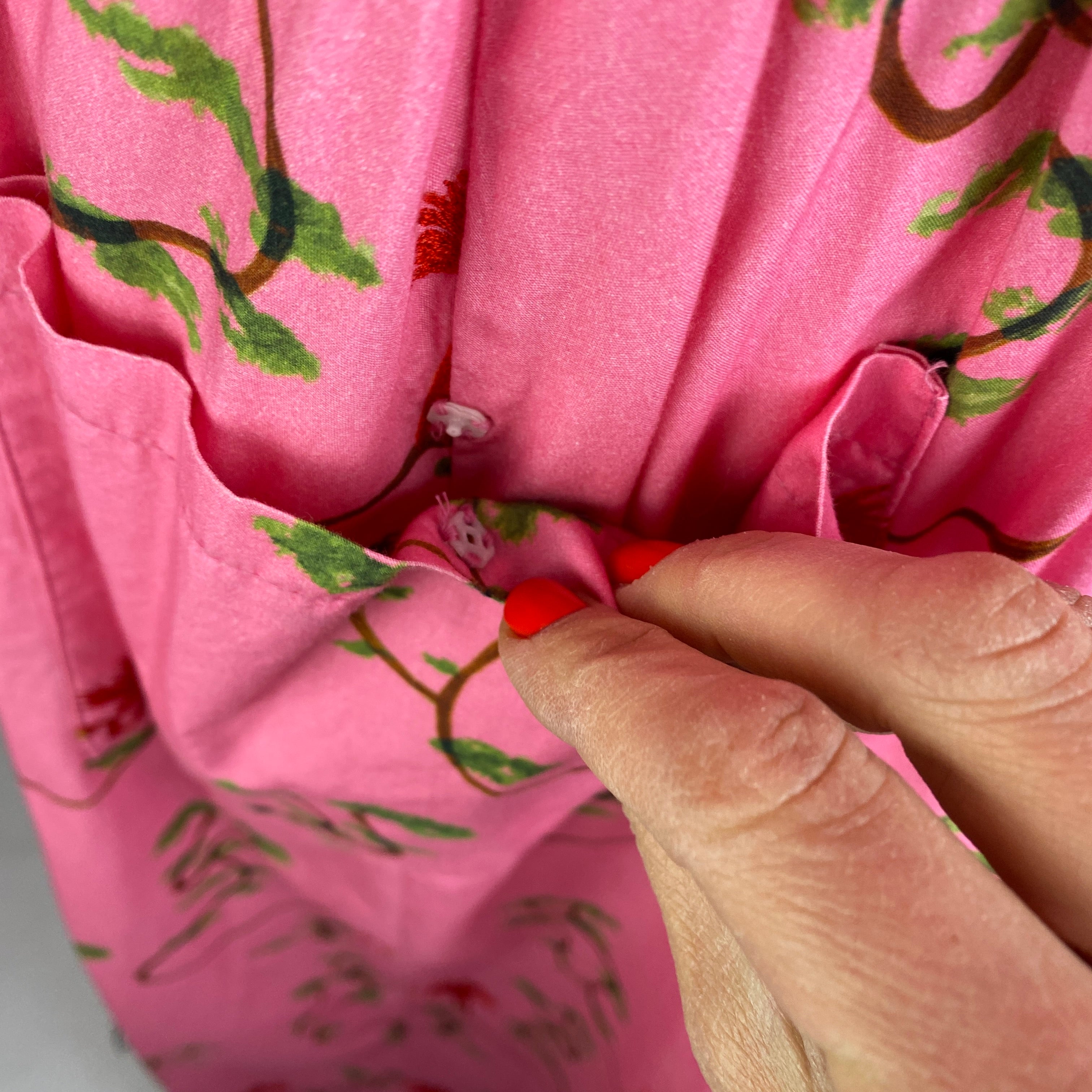 Hayley Menzies £450 Pink Print Memories of Utopia Maxi Dress L