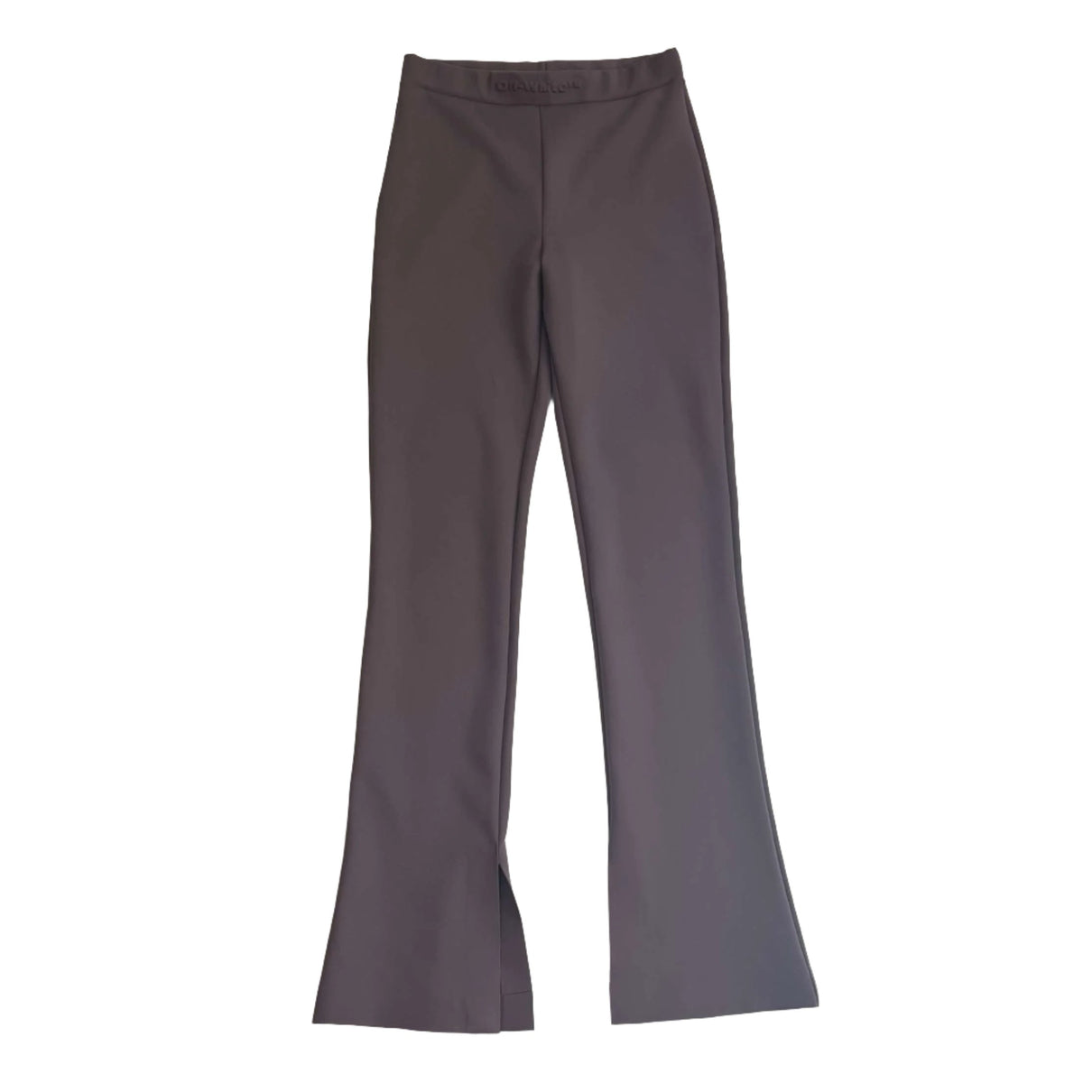 Off-White £490 Mauve Stretch Side Split Flares 26