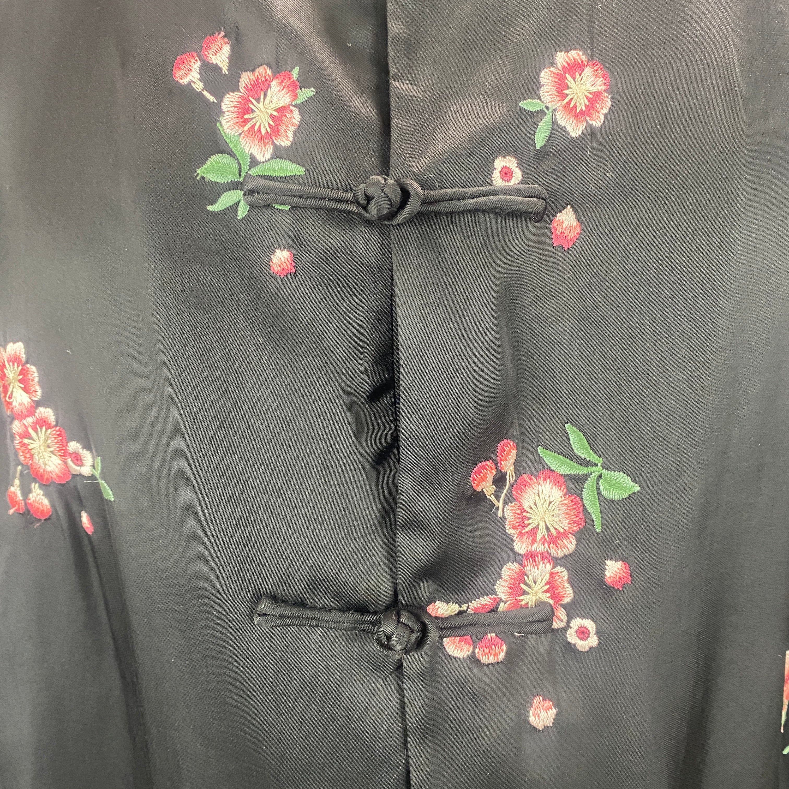 Rixo New £245 Black Blossom Embroidery Jayce Jacket 4XL